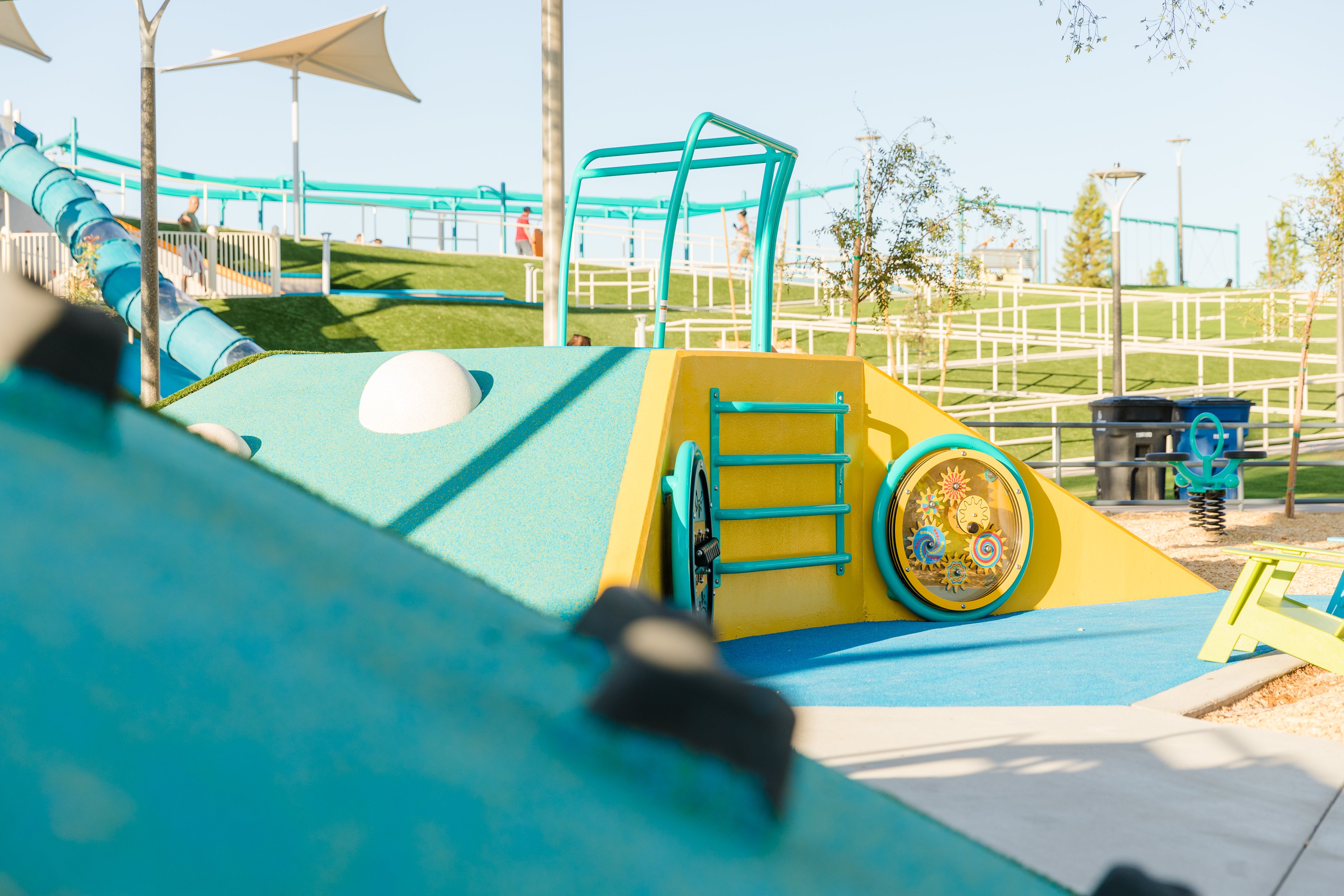 rubber surfacing on playground