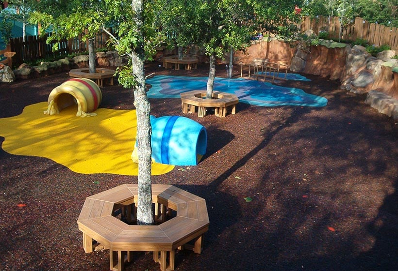 Winne the Poo installation uses bonded rubber surfacing